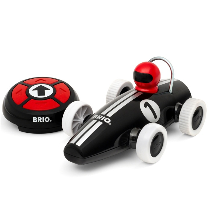 Brio 30408 R/C Race Car Black Spec. in de groep SPEELGOED, KINDER- & BABYPRODUCTEN / Op afstand bestuurbaar / Afstand bestuurbare auto\'s bij TP E-commerce Nordic AB (A17601)