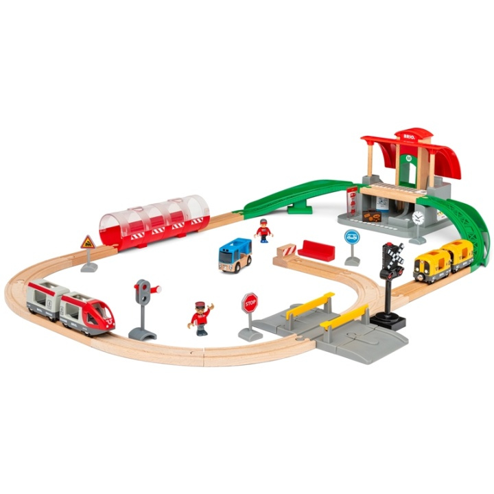 Brio 33989 Central Station Set in de groep SPEELGOED, KINDER- & BABYPRODUCTEN / Speelgoed / Bouwspeelgoed / Brio treinrails bij TP E-commerce Nordic AB (A17612)