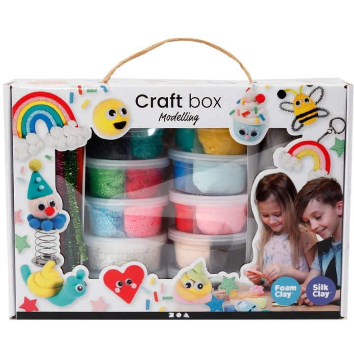 Colortime Foam Clay och Silk Clay i tema in de groep SPEELGOED, KINDER- & BABYPRODUCTEN / Speelgoed / Speelklei, speelzand en accessoires bij TP E-commerce Nordic AB (A17700)