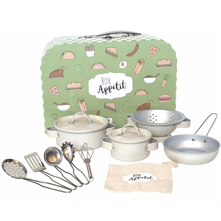 Jabadabado Köksset bon appetit in de groep SPEELGOED, KINDER- & BABYPRODUCTEN / Speelgoed / Klein huis en rollenspel bij TP E-commerce Nordic AB (A17835)