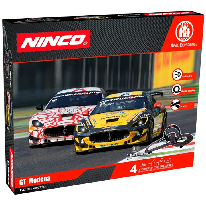 Ninco GT Modena Maserati GT 4. 5 Met in de groep SPEELGOED, KINDER- & BABYPRODUCTEN / Op afstand bestuurbaar / Autobanen / Banen bij TP E-commerce Nordic AB (A17938)