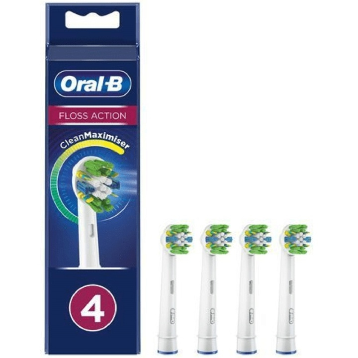 Oral B Borsthuvud Floss Action 4st in de groep BEAUTY & HEALTH / Mondverzorging / Elektrische tandenborstelaccessoires bij TP E-commerce Nordic AB (A17944)