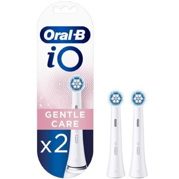 Oral B Borsthuvud iO Gentle Care 2st in de groep BEAUTY & HEALTH / Mondverzorging / Elektrische tandenborstelaccessoires bij TP E-commerce Nordic AB (A17945)