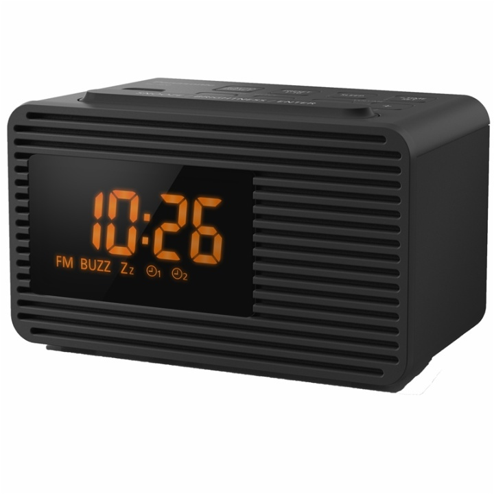 Panasonic FM Clock Radio in de groep HOME ELECTRONICS / Audio & Beeld / Thuisbioscoop, Hifi en Draagbaar / Radio & Wekkers / Wekkerradio bij TP E-commerce Nordic AB (A17966)