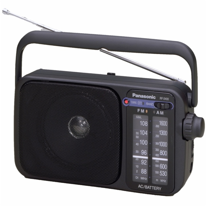 Panasonic Portable FM Radio in de groep HOME ELECTRONICS / Audio & Beeld / Thuisbioscoop, Hifi en Draagbaar / Radio & Wekkers / Draadloze audiozender bij TP E-commerce Nordic AB (A17968)