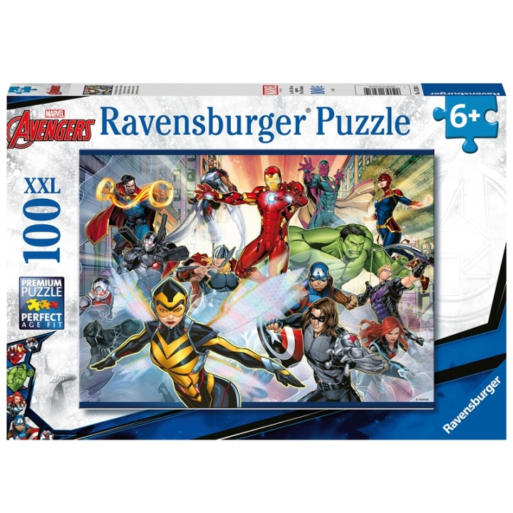 Ravensburger Avengers 100p in de groep SPEELGOED, KINDER- & BABYPRODUCTEN / Speelgoed / Kinderpuzzel bij TP E-commerce Nordic AB (A17994)