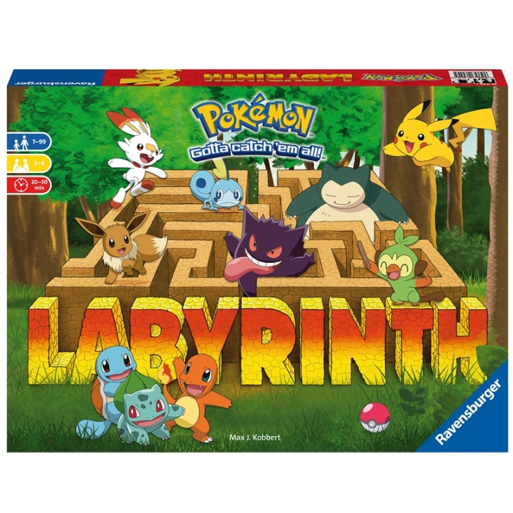 Ravensburger Pokémon Labyrinth in de groep SPEELGOED, KINDER- & BABYPRODUCTEN / Speelgoed / Bordspellen / Kinderspellen bij TP E-commerce Nordic AB (A18013)