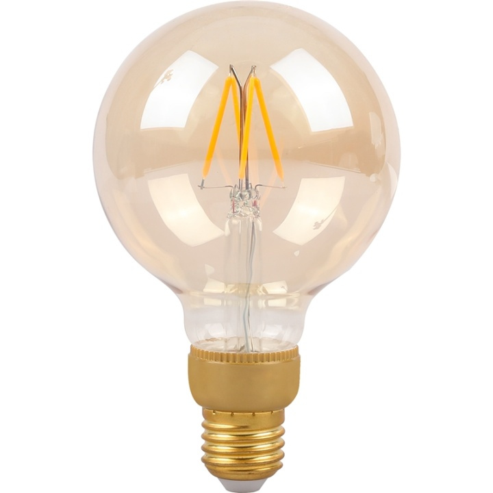 Smartline Filament LED-lampa E27 Stor gl in de groep HOME ELECTRONICS / Verlichting / LED-lampen bij TP E-commerce Nordic AB (A18073)