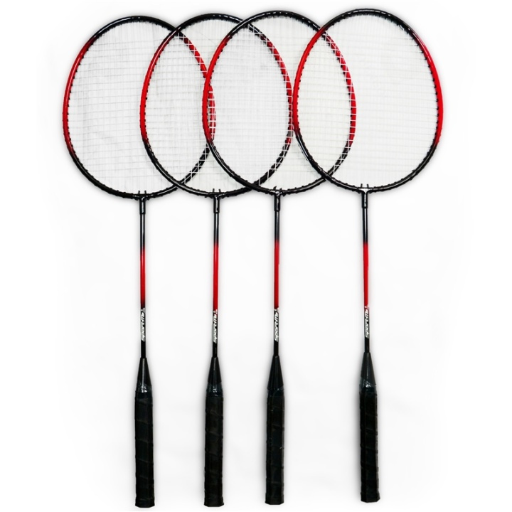 SportMe Badmintonset 4 spelare med nät in de groep SPEELGOED, KINDER- & BABYPRODUCTEN / Buitenspeelgoed / Sport & Spel bij TP E-commerce Nordic AB (A18097)