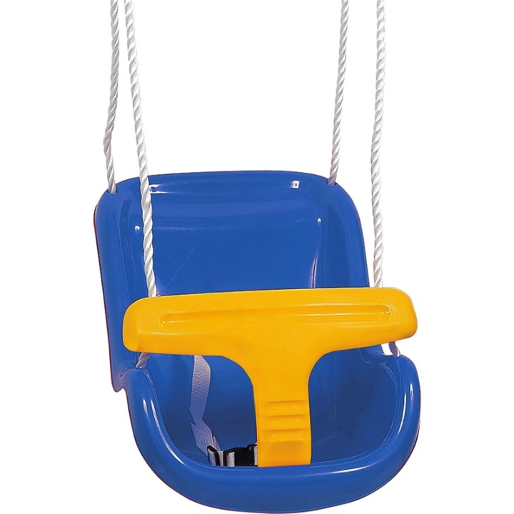 Spring Summer Baby Swing deluxe blue/yellow in de groep SPEELGOED, KINDER- & BABYPRODUCTEN / Buitenspeelgoed / Tuinspeelgoed bij TP E-commerce Nordic AB (A18100)