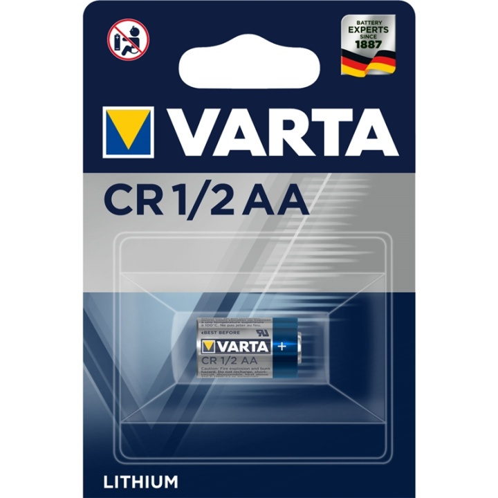Varta CR1/2AA / 1/2AA 3V Lithium-bat in de groep HOME ELECTRONICS / Batterijen & Opladers / Batterijen / Knoopcel bij TP E-commerce Nordic AB (A18153)