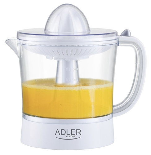 Adler Citruspers incl. maatbeker 1L, wit in de groep HUISHOUDEN & TUIN / Huishoudelijke apparaten / Water & Sap / Sappersen bij TP E-commerce Nordic AB (A18174)