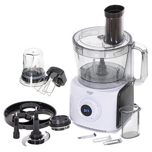 Adler AD 4224 keukenmachine met LCD-display 12 in 1 in de groep HUISHOUDEN & TUIN / Huishoudelijke apparaten / Keukentools & -apparatuur / Voedselverwerkers bij TP E-commerce Nordic AB (A18177)