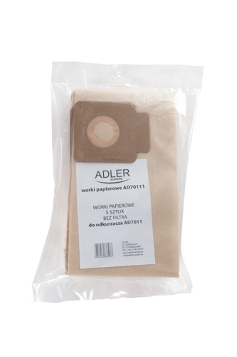 Adler Stofzuigerzakken voor AD 7011, 5 stuks in de groep HUISHOUDEN & TUIN / Schoonmaakproducten / Stofzuigers & Accessoires / Accessoires / Stofzuigerzakken bij TP E-commerce Nordic AB (A18191)