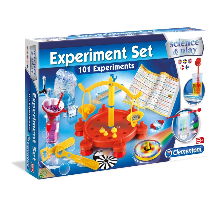 Clementoni Experiment Set - 101 experime. in de groep SPEELGOED, KINDER- & BABYPRODUCTEN / Speelgoed / Experimenteren en doe-het-zelf bij TP E-commerce Nordic AB (A18527)