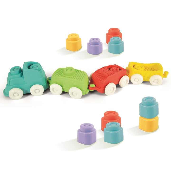 Clementoni Soft Clemmy - Train in de groep SPEELGOED, KINDER- & BABYPRODUCTEN / Speelgoed / Bouwspeelgoed / Bouwblokken bij TP E-commerce Nordic AB (A18551)