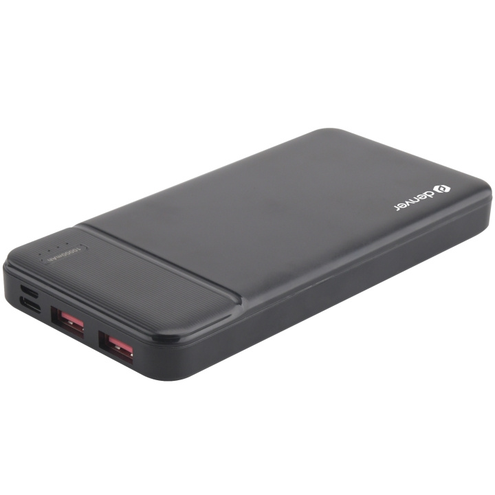 Denver Powerbank 10000mAh Quick Charg in de groep SMARTPHONE & TABLETS / Opladers & Kabels / Powerbanks bij TP E-commerce Nordic AB (A18603)