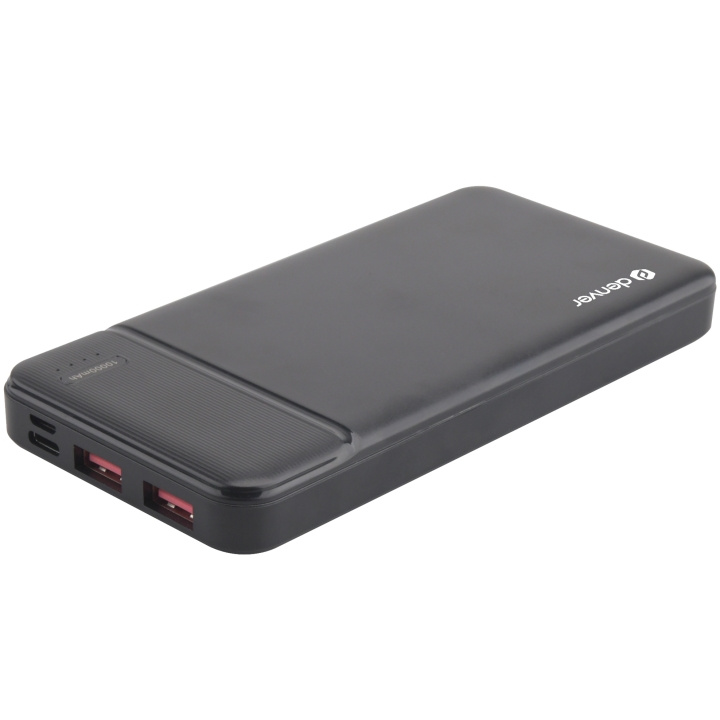 Denver Powerbank 10000mAh snel opladen in de groep SMARTPHONE & TABLETS / Opladers & Kabels / Powerbanks bij TP E-commerce Nordic AB (A18603)