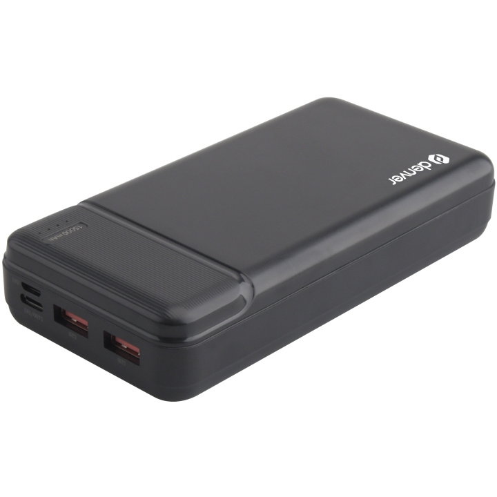 Denver Powerbank 15000mAh Quick Charg in de groep SMARTPHONE & TABLETS / Opladers & Kabels / Powerbanks bij TP E-commerce Nordic AB (A18604)