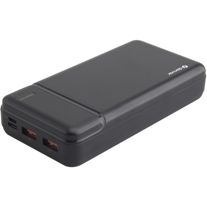 Denver Powerbank 20000mAh Quick Charg in de groep SMARTPHONE & TABLETS / Opladers & Kabels / Powerbanks bij TP E-commerce Nordic AB (A18606)