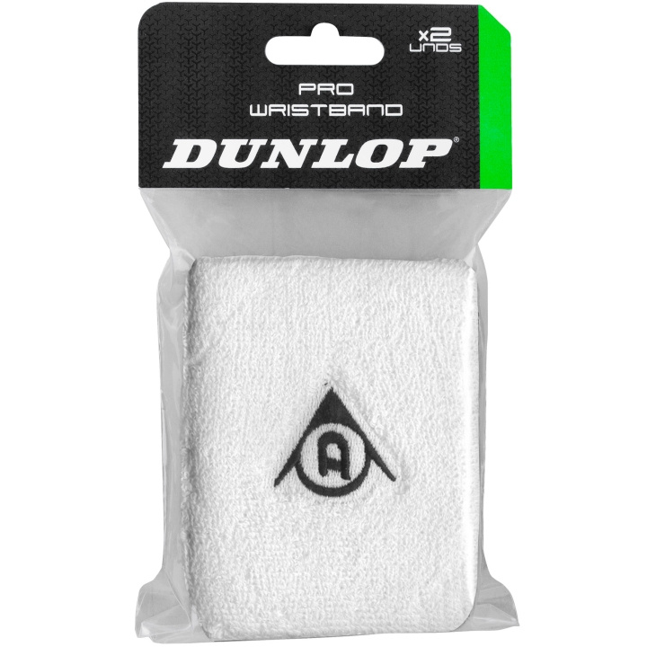 Dunlop Vristarmband PDL Pro Vit 2-Pac in de groep SPORT, VRIJE TIJD & HOBBY / Sportuitrusting / Padelaccessoires bij TP E-commerce Nordic AB (A18657)