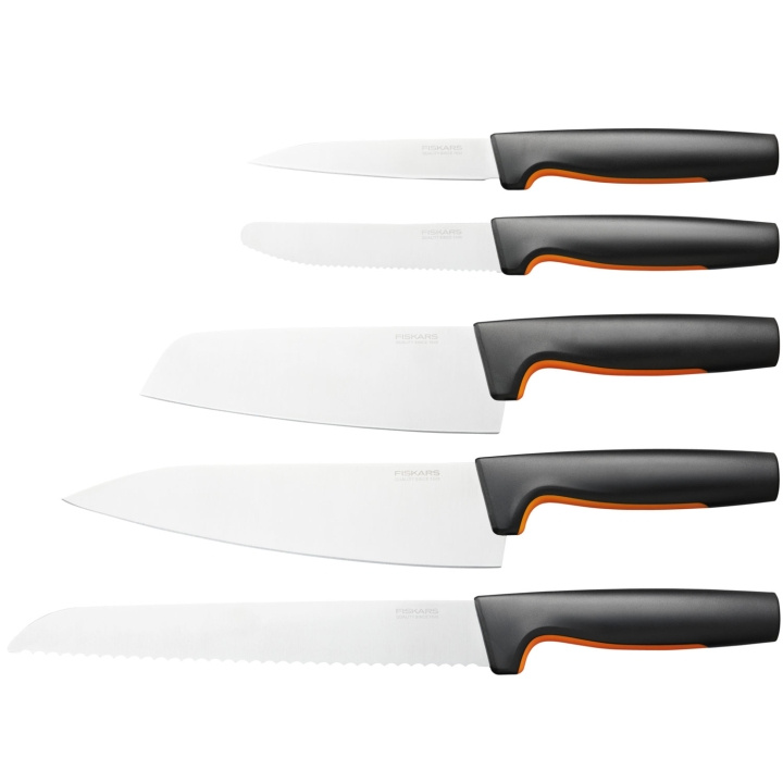 Fiskars Stort Knivset, 5 delar FF in de groep HUISHOUDEN & TUIN / Keukengerei / Keukenmessen & accessoires bij TP E-commerce Nordic AB (A18712)