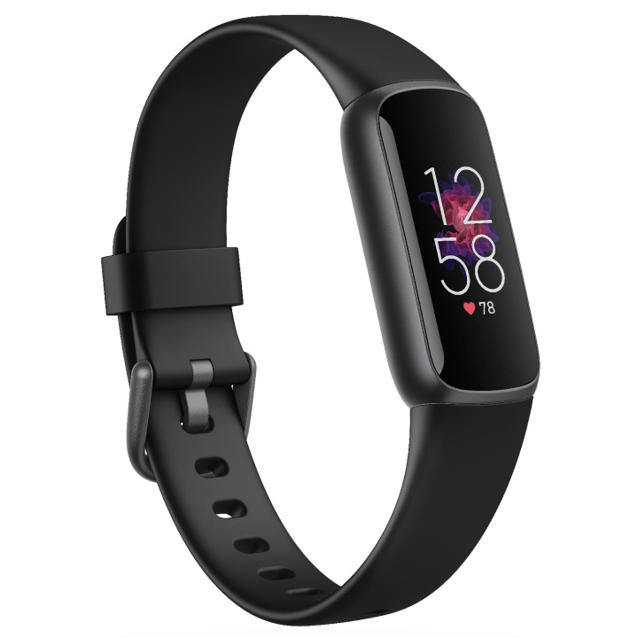 Fitbit Luxe, Black/Graphite in de groep SPORT, VRIJE TIJD & HOBBY / Smartwatch & Activiteitsmeters / Activiteitsarmbanden bij TP E-commerce Nordic AB (A18718)