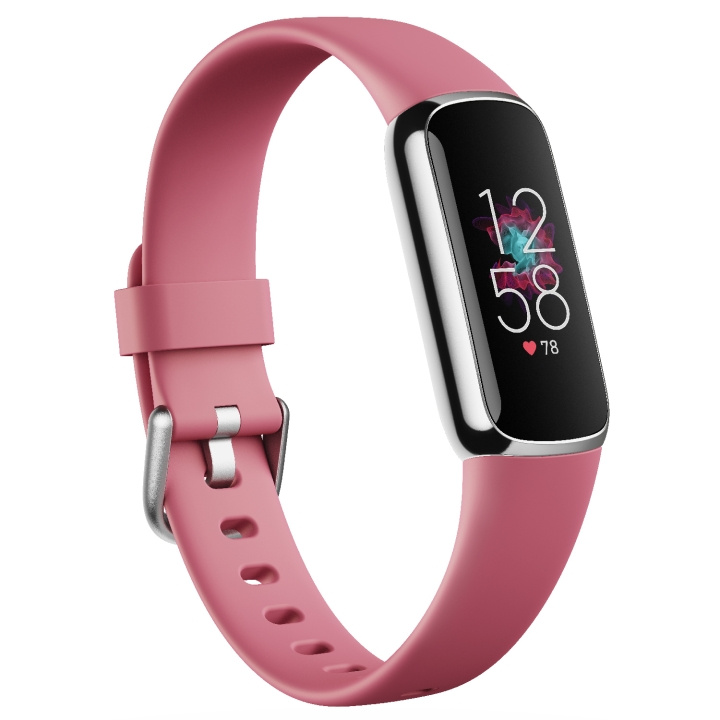 Fitbit Luxe, Orchid/Platinum in de groep SPORT, VRIJE TIJD & HOBBY / Smartwatch & Activiteitsmeters / Activiteitsarmbanden bij TP E-commerce Nordic AB (A18723)