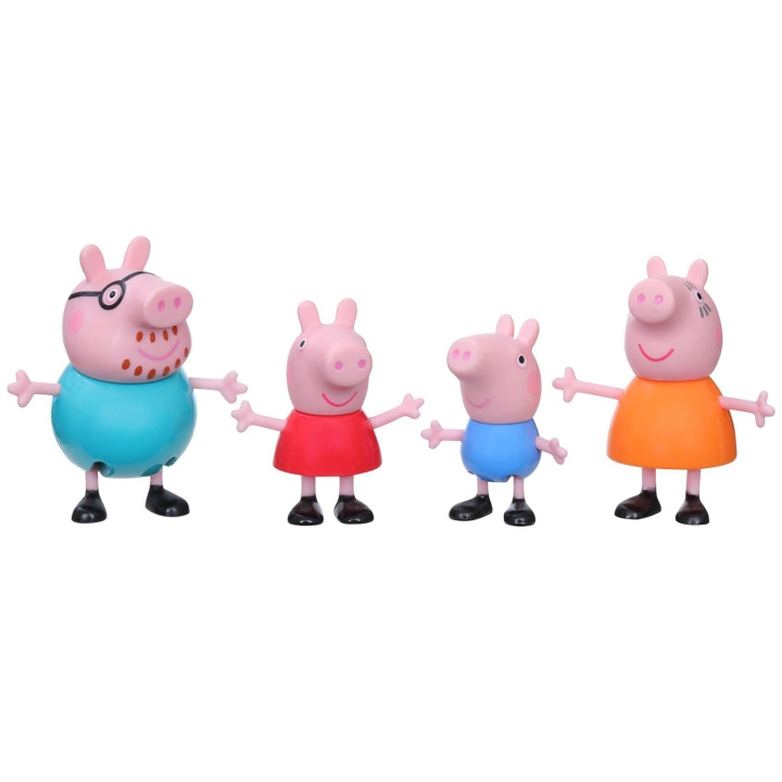 Hasbro Peppa Pig Peppa\'s Family 4-Pac in de groep SPEELGOED, KINDER- & BABYPRODUCTEN / Speelgoed / Figuren & miniaturen bij TP E-commerce Nordic AB (A18795)