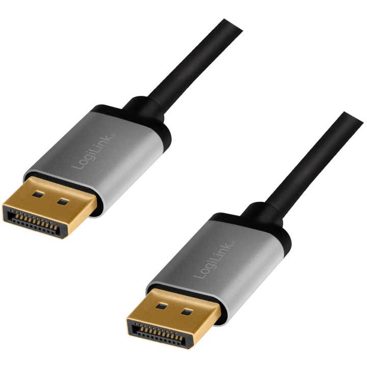 LogiLink DisplayPort-kabel 4K/60Hz Alum in de groep COMPUTERS & RANDAPPARATUUR / Computerkabels / DisplayPort / Kabels bij TP E-commerce Nordic AB (A19033)