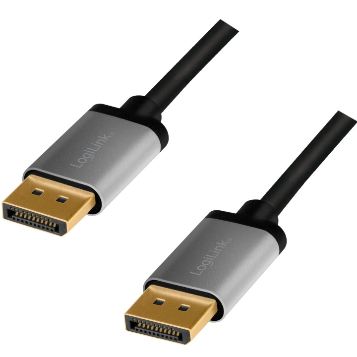 LogiLink DisplayPort-kabel 4K/60Hz Alum in de groep COMPUTERS & RANDAPPARATUUR / Computerkabels / DisplayPort / Kabels bij TP E-commerce Nordic AB (A19034)