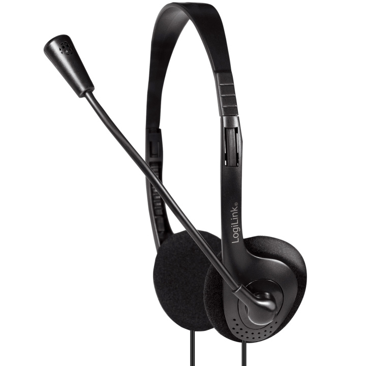 LogiLink PC-headset Stereo m mikrofon 1 in de groep COMPUTERS & RANDAPPARATUUR / Computeraccessoires / Koptelefoon bij TP E-commerce Nordic AB (A19049)