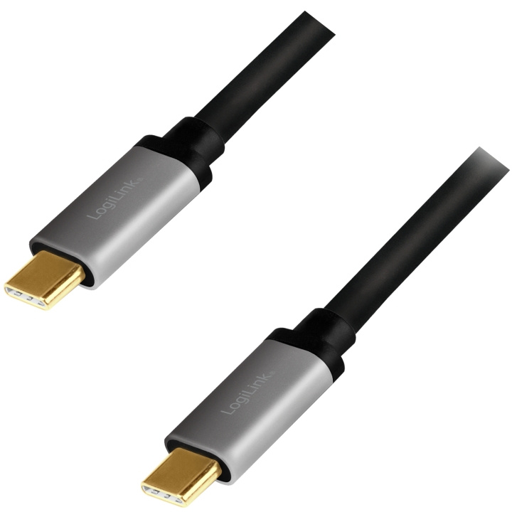 LogiLink USB-C-kabel PD 3.0 100W 10Gbps in de groep COMPUTERS & RANDAPPARATUUR / Computerkabels / USB / USB-C bij TP E-commerce Nordic AB (A19070)