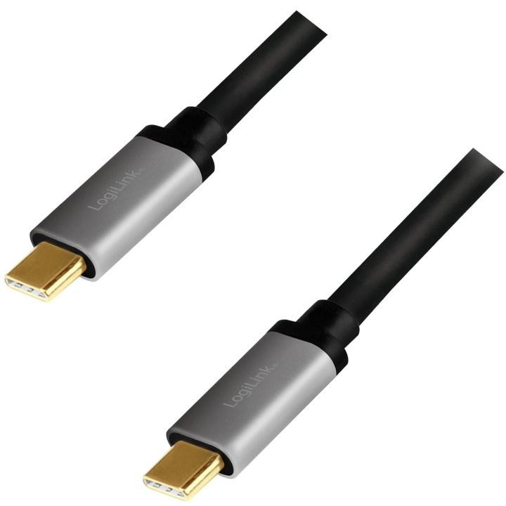 LogiLink USB-C-kabel PD 3.0 100W 480 Mb in de groep COMPUTERS & RANDAPPARATUUR / Computerkabels / USB / USB-C bij TP E-commerce Nordic AB (A19071)