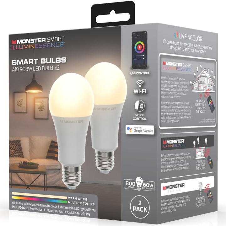 Monster Illuminessence LED-lampor E27 in de groep HOME ELECTRONICS / Verlichting / LED-lampen bij TP E-commerce Nordic AB (A19105)