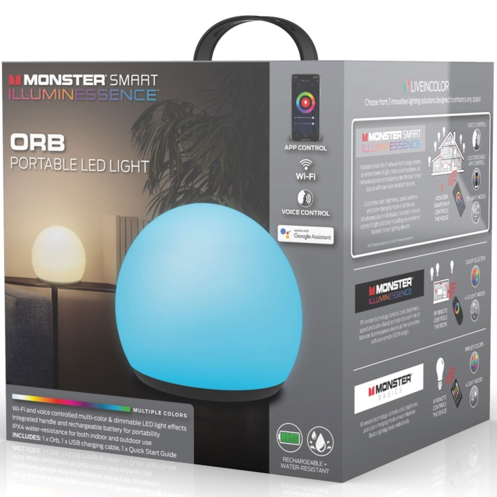 Monster Illuminessence Orb Portable Li in de groep HOME ELECTRONICS / Verlichting / Tafellampen bij TP E-commerce Nordic AB (A19108)