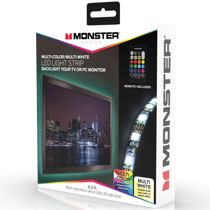 Monster Lightstrip RGB Inomhus 2 meter in de groep HOME ELECTRONICS / Verlichting / LED strips bij TP E-commerce Nordic AB (A19114)