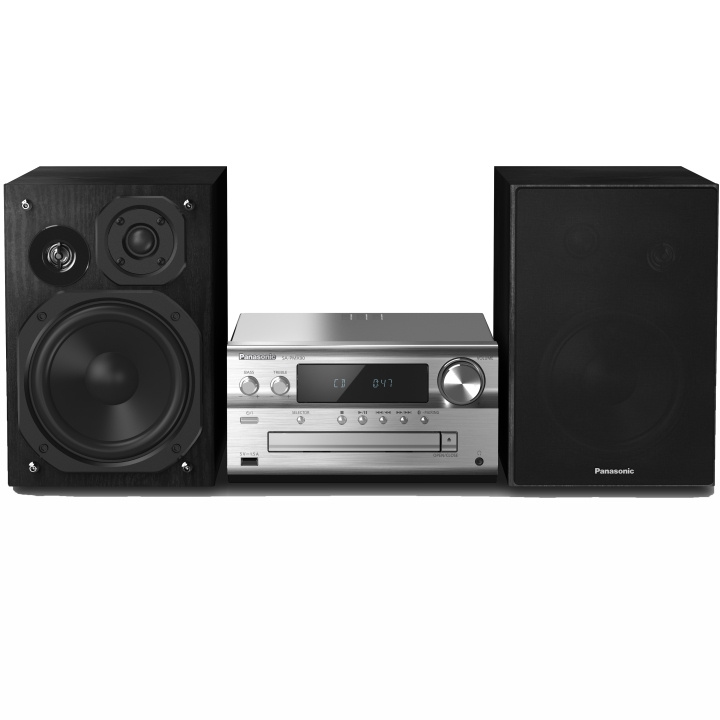 Panasonic Komplett mikrosystem med högup in de groep HOME ELECTRONICS / Audio & Beeld / Thuisbioscoop, Hifi en Draagbaar / Compacte stereo- en platenspelers bij TP E-commerce Nordic AB (A19181)