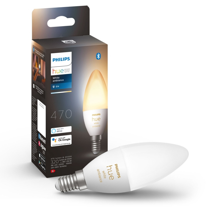 Philips Hue White Ambiance E14 Kron 1- in de groep HUISHOUDEN & TUIN / Smart home / Slimme verlichting bij TP E-commerce Nordic AB (A19264)