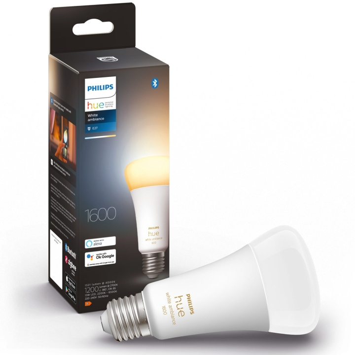 Philips Hue White Ambiance E27 1600lm in de groep HUISHOUDEN & TUIN / Smart home / Slimme verlichting bij TP E-commerce Nordic AB (A19266)