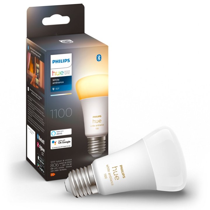 Philips Hue White Ambiance E27 A60 110 in de groep HUISHOUDEN & TUIN / Smart home / Slimme verlichting bij TP E-commerce Nordic AB (A19269)