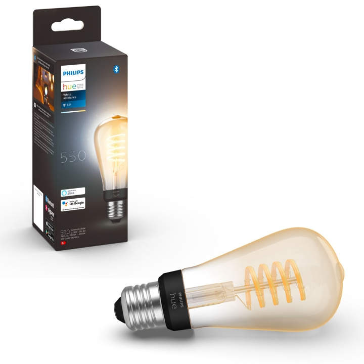 Philips Hue White Ambiance Filament E2 in de groep HUISHOUDEN & TUIN / Smart home / Slimme verlichting bij TP E-commerce Nordic AB (A19272)
