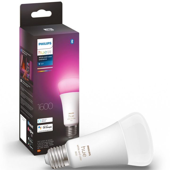 Philips Hue White Color Ambiance E27 A in de groep HUISHOUDEN & TUIN / Smart home / Slimme verlichting bij TP E-commerce Nordic AB (A19284)