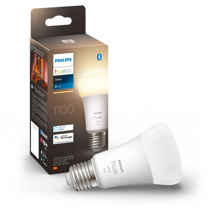 Philips Hue White E27 A60 1100lm 1-pac in de groep HUISHOUDEN & TUIN / Smart home / Slimme verlichting bij TP E-commerce Nordic AB (A19289)
