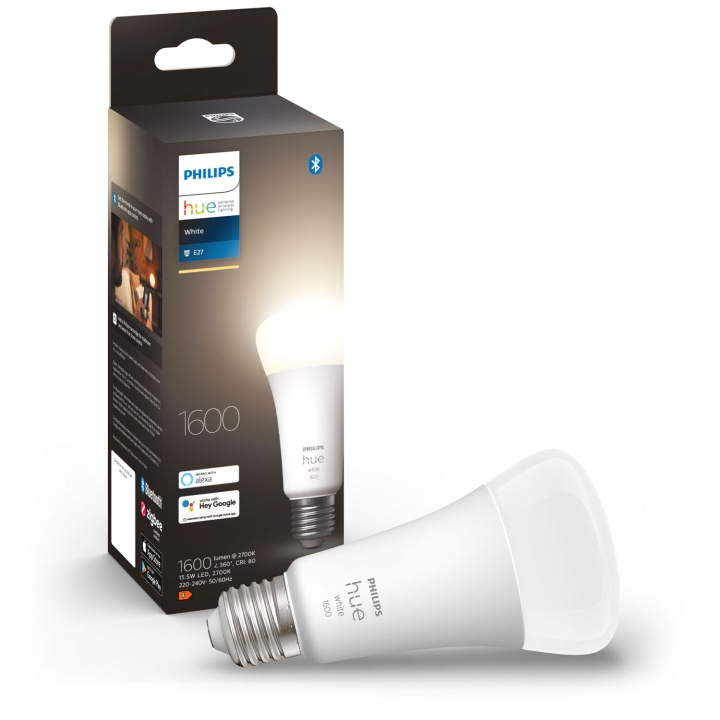 Philips Hue White E27 A67 1600lm 1-pac in de groep HUISHOUDEN & TUIN / Smart home / Slimme verlichting bij TP E-commerce Nordic AB (A19292)
