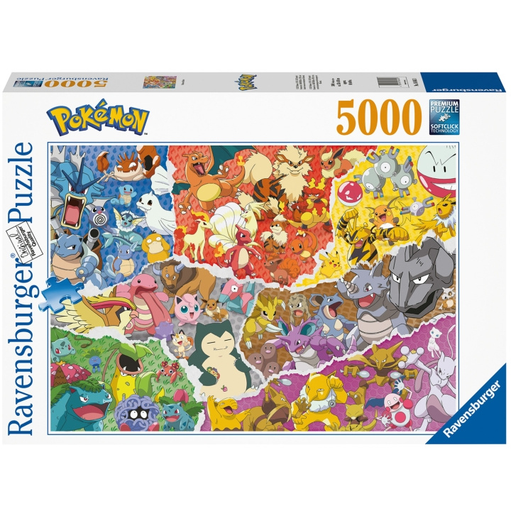 Ravensburger Pokémon Allstars 5000p in de groep SPORT, VRIJE TIJD & HOBBY / Hobby / Puzzel bij TP E-commerce Nordic AB (A19367)