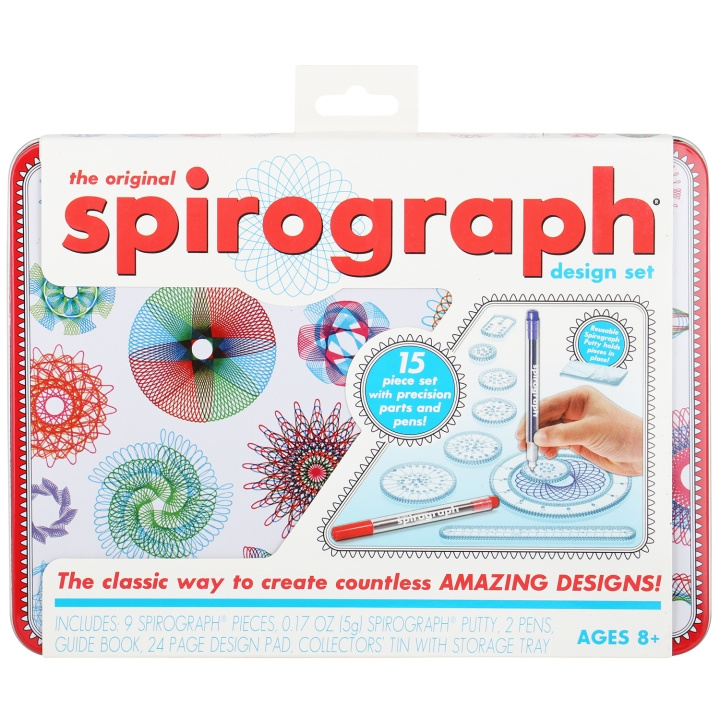 Spirograf Plåt askset in de groep SPEELGOED, KINDER- & BABYPRODUCTEN / Speelgoed / Tekenen & Tellen bij TP E-commerce Nordic AB (A19444)