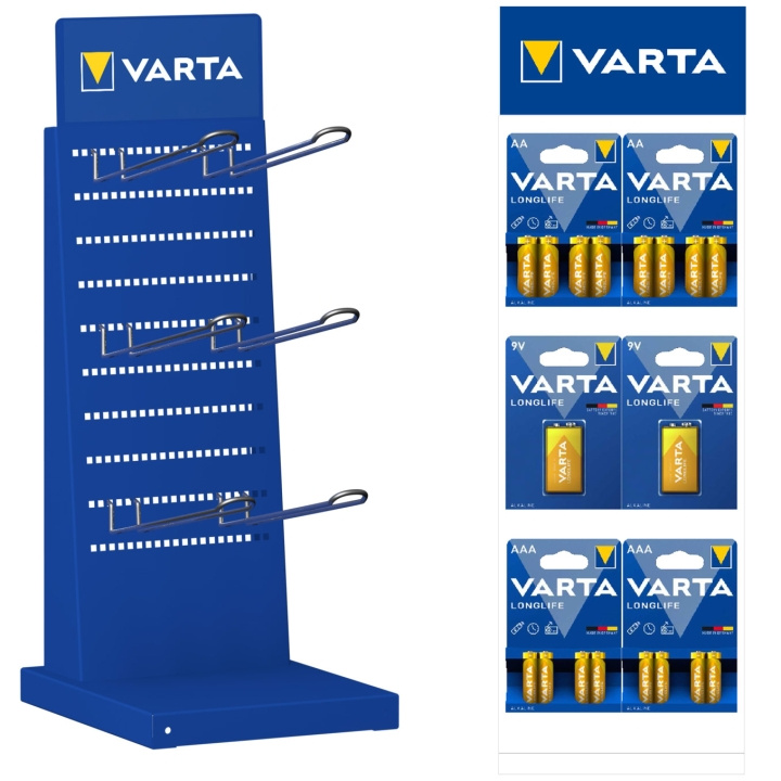Varta Displayställ inkl. batterier S in de groep HOME ELECTRONICS / Batterijen & Opladers / Batterijen / Overigen bij TP E-commerce Nordic AB (A19606)