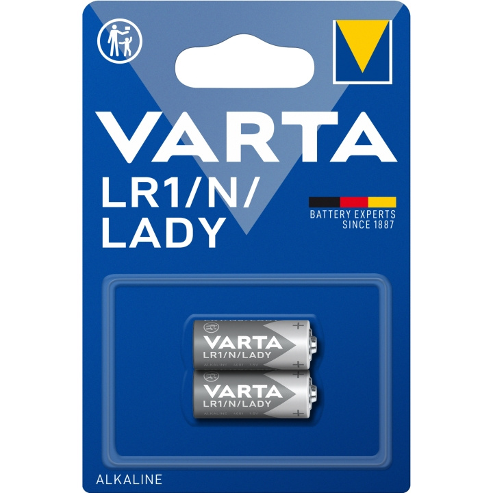 Varta LR1 / N / LADY 1,5V Alkaliskt in de groep HOME ELECTRONICS / Batterijen & Opladers / Batterijen / Overigen bij TP E-commerce Nordic AB (A19608)