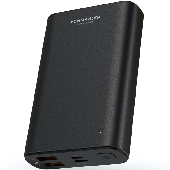 VonMählen Powerbank Evergreen 10K Svart in de groep SMARTPHONE & TABLETS / Opladers & Kabels / Powerbanks bij TP E-commerce Nordic AB (A19636)